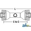 A&I Products A-CS23911 PTO Driveline, W/ 1 3/8" 6 Spline QD Yokes