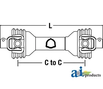 A&I Products A-CS23911 PTO Driveline, W/ 1 3/8" 6 Spline QD Yokes 1 A&I Products A-CS23911 PTO Driveline, W/ 1 3/8" 6 Spline QD Yokes