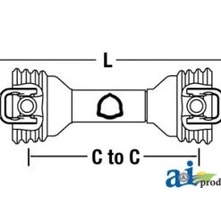 A&I Products A-CS44514 PTO Driveline, Posthole Digger