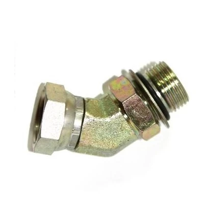 Royal Brass Male Boss - Female Pipe Swivel 45° 1 Royal Brass Male Boss - Female Pipe Swivel 45°