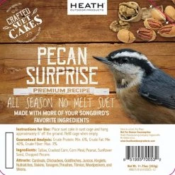Heath Outdoors Premium Crafted Suet Cakes – 11.75 oz 11 Heath Outdoors Premium Crafted Suet Cakes – 11.75 oz -Outlet Farm & Pet Store 66170020 1