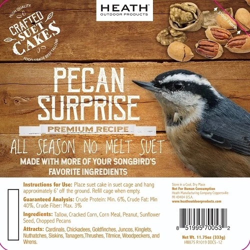 Heath Outdoors Premium Crafted Suet Cakes – 11.75 oz 5 Heath Outdoors Premium Crafted Suet Cakes – 11.75 oz - Image 5