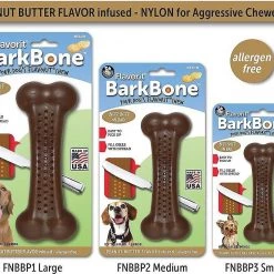 Pet Qwerks Barkbone Peanut Butter Flavor Tough Dog Chew Toy -Outlet Farm & Pet Store 68140000 2