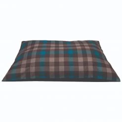 Plaid Dog Bed, Assorted Colors - 34" x 25" -Outlet Farm & Pet Store 7060020 plaid brown