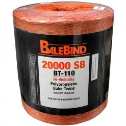 Orangeline High Grade Fibrillated Split-Film Twine for Round Bales – Single Ball