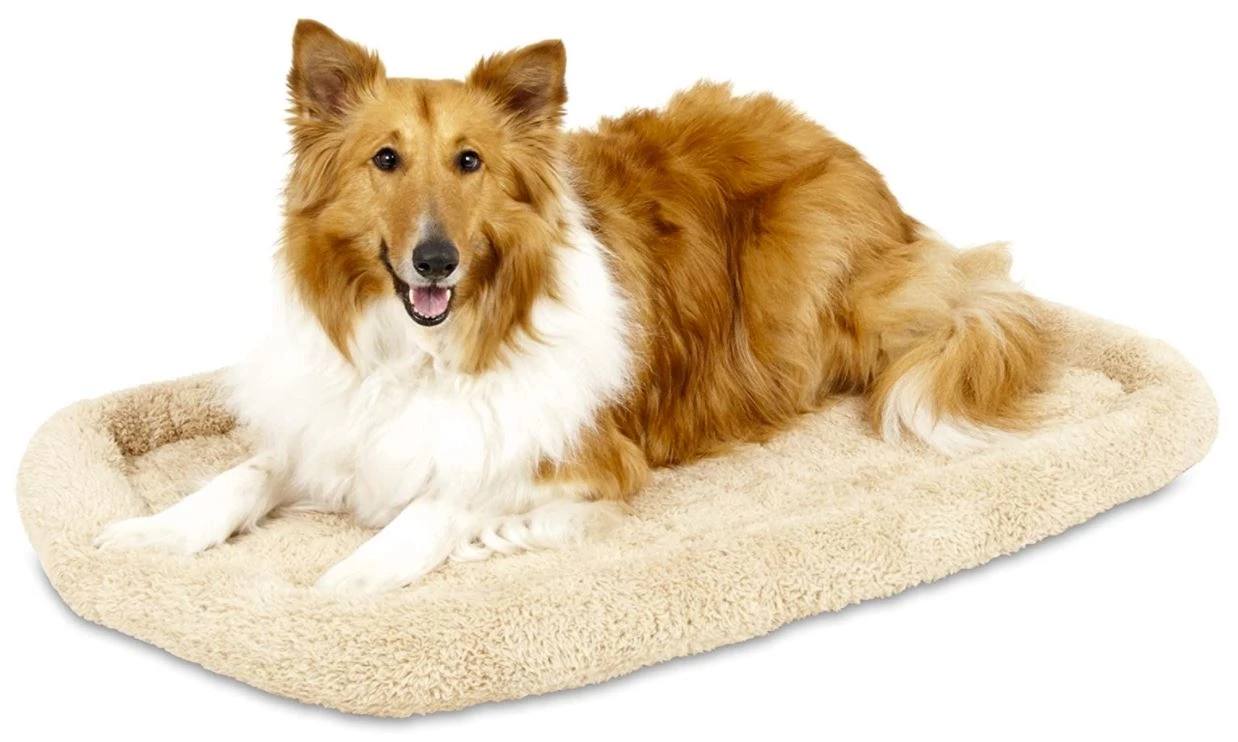 Petmate Aspen Pet Bolster Style Kennel Mat, X-Large 1 Petmate Aspen Pet Bolster Style Kennel Mat, X-Large