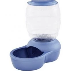 Petmate Pearl Peacock Blue Replendish Feeder With Microban, 10lb.