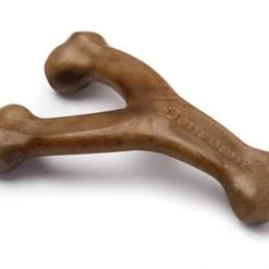 Benebone Wishbone Tough Dog Chew Toy, Bacon Flavor