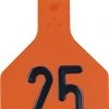 Y-Tex 3 STAR Medium Orange Bovine Ear Tag