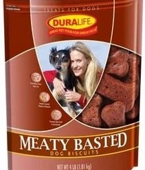 Duralife Meaty Basted Dog Biscuits, 4 lbs.
