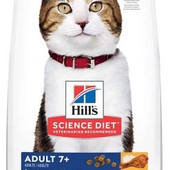 Hill's Science Diet Dry Cat Food, Adult 7+ senior, Chicken Recipe - 16 lbs.