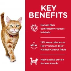 Hill's Science Diet Adult Light Hairball Control Dry Cat Food 15.5 Lb. Bag -Outlet Farm & Pet Store 81nyfzql4tl. ac sl1500