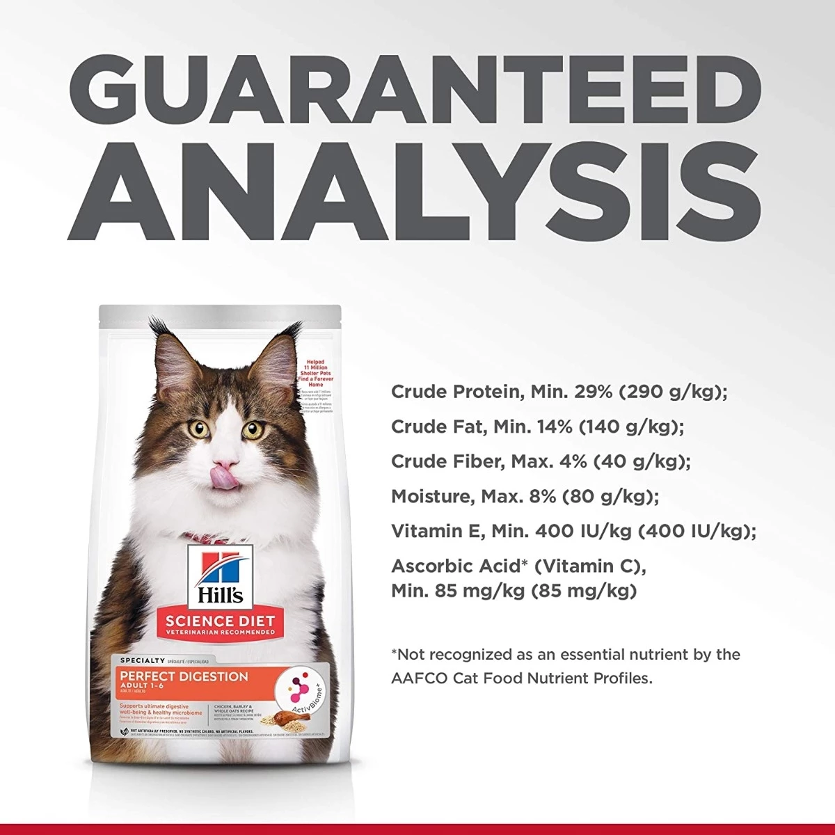 Hill's Science Diet Adult Perfect Digestion Cat Food - 3.5 lb 4 Hill's Science Diet Adult Perfect Digestion Cat Food - 3.5 lb - Image 4