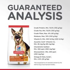 Hill's Science Diet Large Breed Senior Dog Food, 33 lbs. 18 Hill's Science Diet Large Breed Senior Dog Food, 33 lbs. -Outlet Farm & Pet Store 81ygwnqqktl. ac sl1500