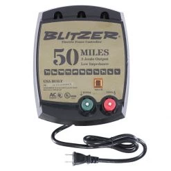 Blitzer 50 Mile-2 Joule Low Amp Electric Fencer