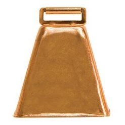 Weaver Leather Copper Cow Bell, 3-1/4"