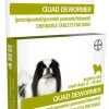 Bayer Quad Small Dog De-Wormer, 4 Count