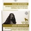 Bayer Quad Medium Dog De-Wormer, 2 Count