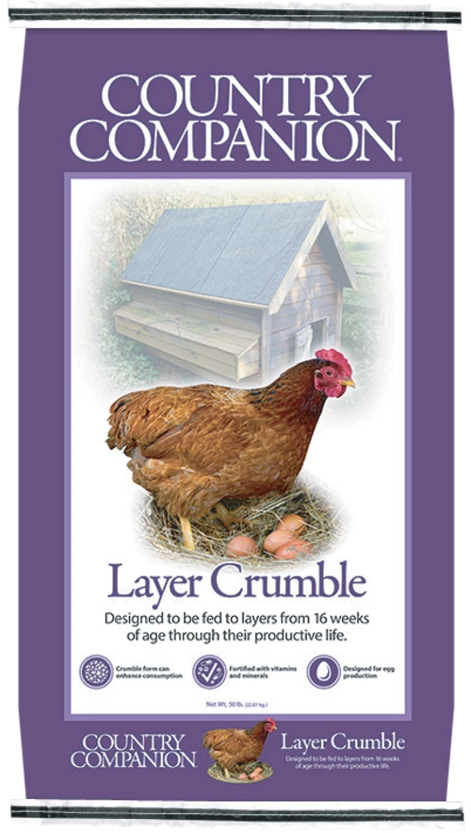 Country Companion Layer Crumble 50lb 1 Country Companion Layer Crumble 50lb