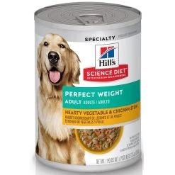 Hill's Science Diet Adult Perfect Weight Hearty Vegetable & Chicken Stew Canned Dog Food, 12.5 oz