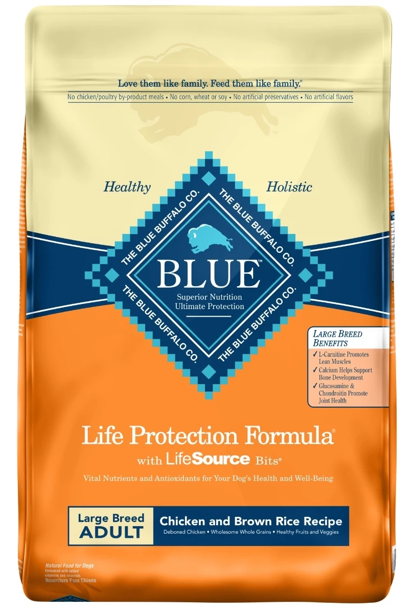 Blue Buffalo Large Breed Chicken and Brown Rice, 30 lbs. 1 Blue Buffalo Large Breed Chicken and Brown Rice, 30 lbs.