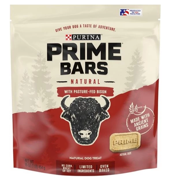 Purina Prime Bars Natural Baked Dog Biscuits, 16 oz. 3 Purina Prime Bars Natural Baked Dog Biscuits, 16 oz. - Image 3