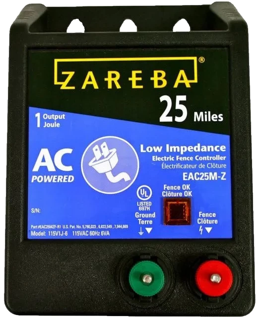 Zareba Low Impedance 1 Joule 25 Mile Fencer 1 Zareba Low Impedance 1 Joule 25 Mile Fencer