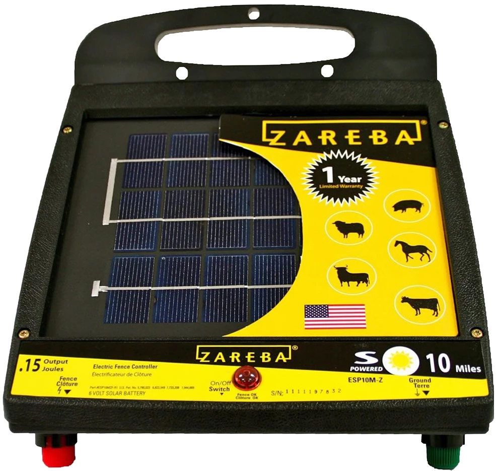 Zareba 10 Mile Solar Charger 1 Zareba 10 Mile Solar Charger