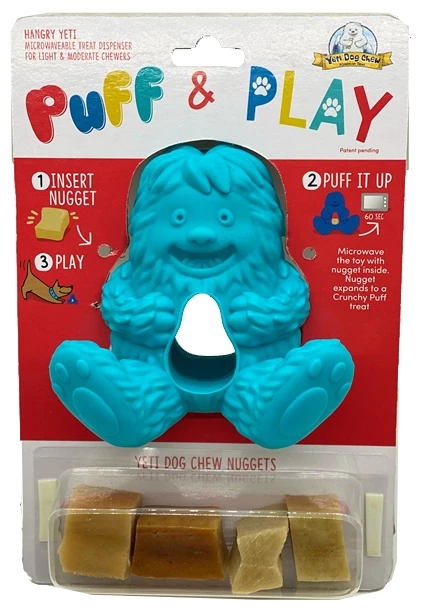 Yeti Dog Chew Puff and Play - Assorted 1 Yeti Dog Chew Puff and Play - Assorted