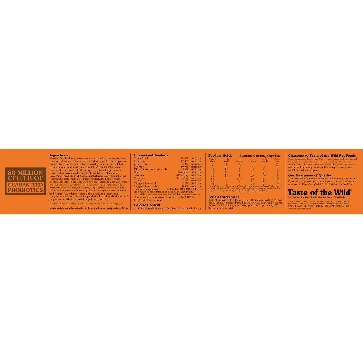 Taste of the Wild High Prairie Puppy Recipe with Roasted Bison & Roasted Venison-28 lb-Puppy High Prairie 3 Taste of the Wild High Prairie Puppy Recipe with Roasted Bison & Roasted Venison-28 lb-Puppy High Prairie - Image 3