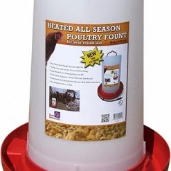 Farm Innovators Heated Plastic Poultry Fountain