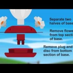 Perky-Pet® “Perky’s Finest” Red Flower Top Fill Plastic Hummingbird Feeder - 16 oz Nectar Capacity 7 Perky-Pet® “Perky’s Finest” Red Flower Top Fill Plastic Hummingbird Feeder - 16 oz Nectar Capacity -Outlet Farm & Pet Store hqdefault 42 6