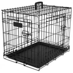 Precision Pet Products 2 Door Wire Kennel Dog Crate 24 Inch