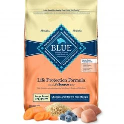 Blue Buffalo Large Breed Chicken and Brown Rice Puppy Food, 30 lb. bag