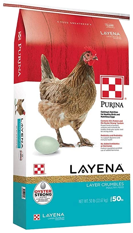 Purina Layena Crumble Feed, 50lb bag 1 Purina Layena Crumble Feed, 50lb bag