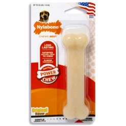 Nylabone Power Chew Durable Dog Chew Toy - Medium/Wolf