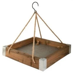 Rustic Farmhouse Platform Wood Feeder