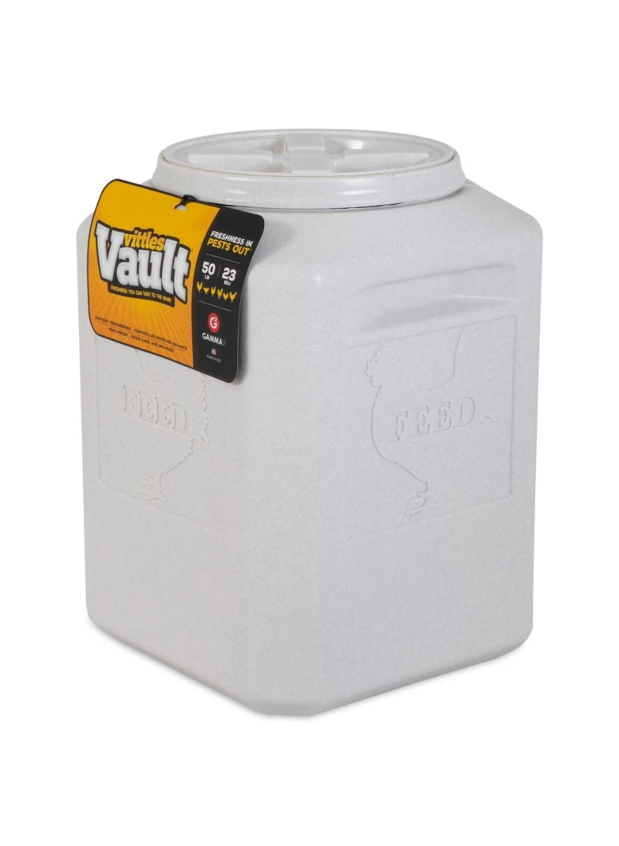 Vittles Vault Chicken Feed Container, 50lb. 2 Vittles Vault Chicken Feed Container, 50lb. - Image 2