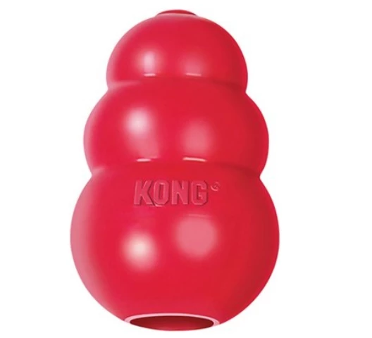 KONG Classic Dog Toy, Red 1 KONG Classic Dog Toy, Red