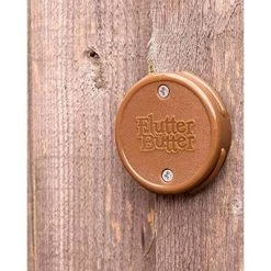 Flutter Butter Pod Wall Mount Feeder, Brown