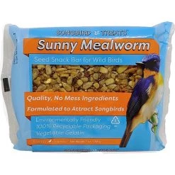 Songbird Treats Sunny Mealworm Seed Bar 8 oz